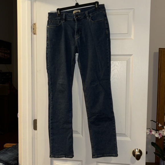 Blue mountain darker wash blue jeans size 10 - Picture 1 of 4
